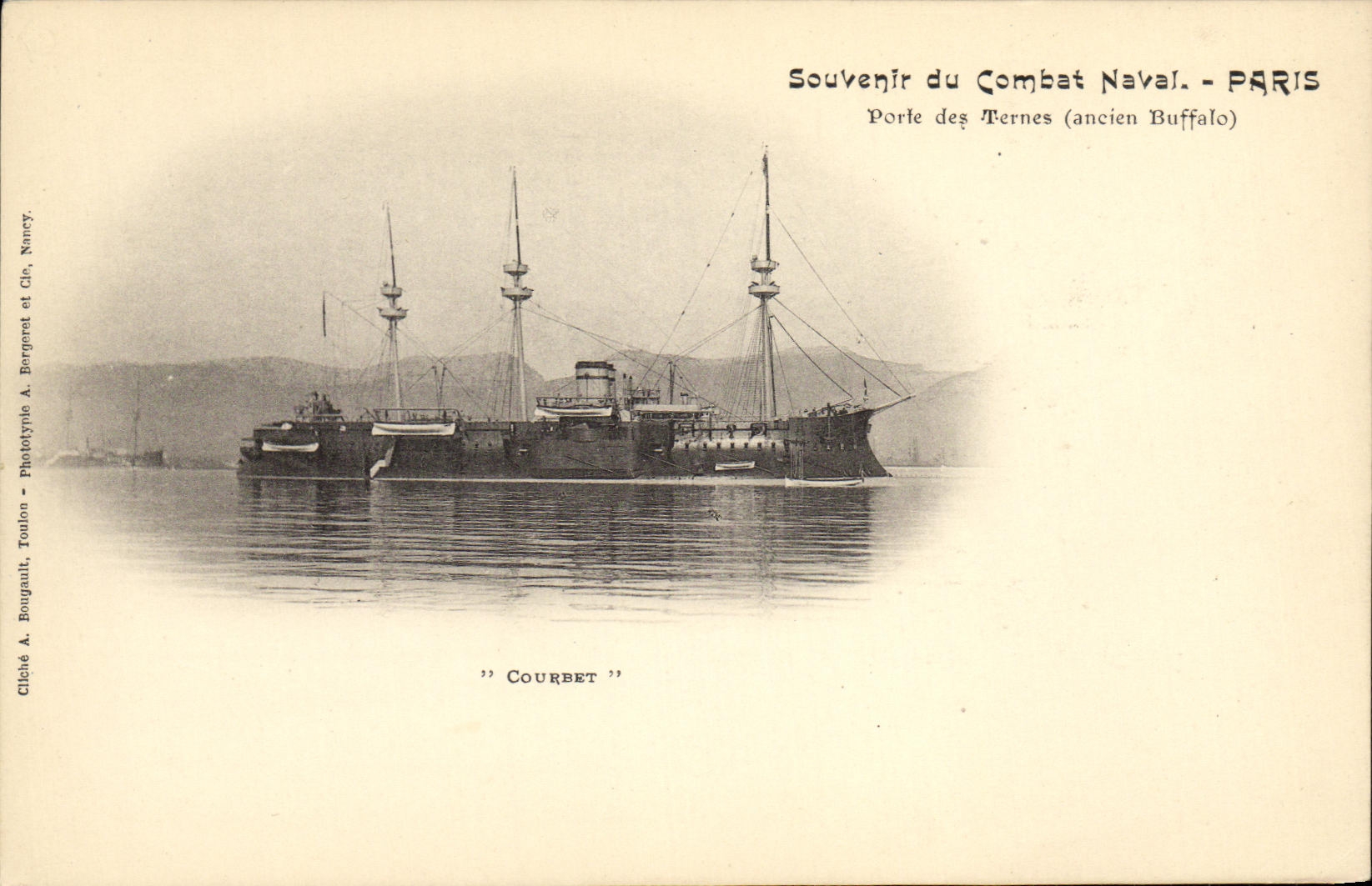 Le Courbet — Souvenir du Combat Naval — Paris