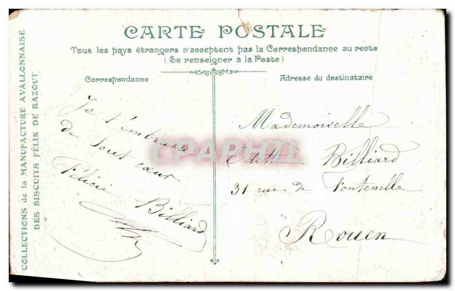 CPA Bateau Guerre Toulon le Contre Torpilleurs Dard — Verso