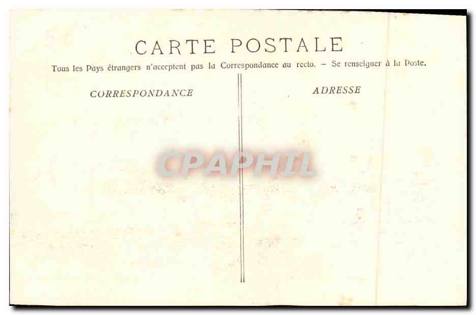 Le Dassas — Croiseur de 2ème classe convoyant en Extrême-Orient les contre-torpilleurs Fronde et Mousquet — A. Bougault n°544 — Verso