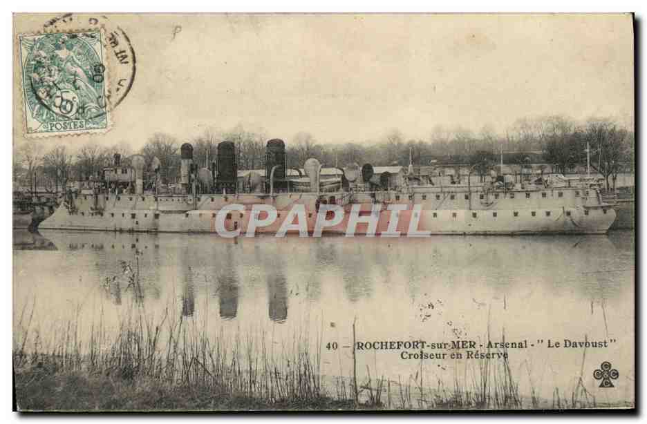 ROCHEFORT-sur-MER - Arsenal - "Le Davoust" Croiseur en Réserve