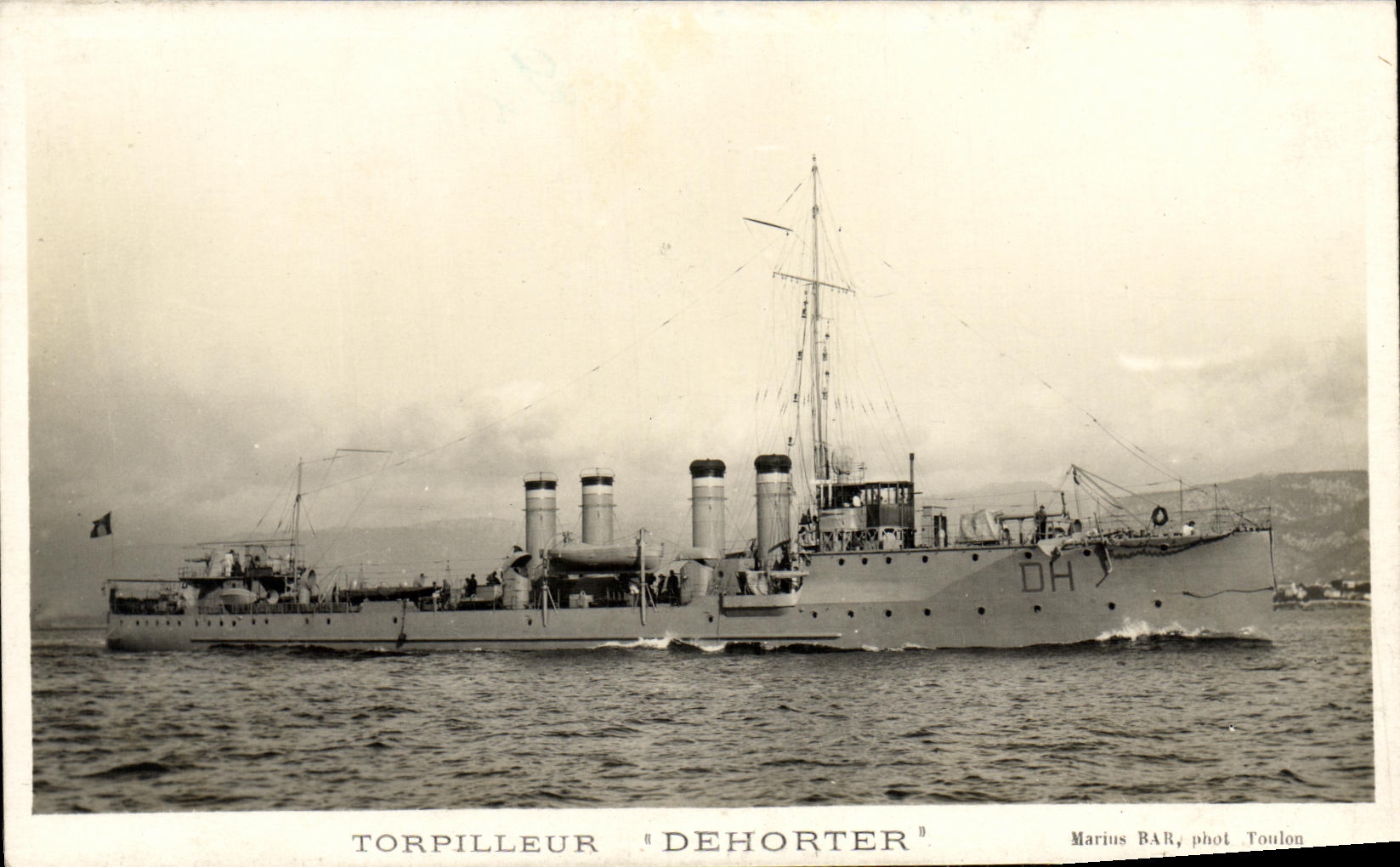 CPM Bateau Guerre Torpilleur Dehorter