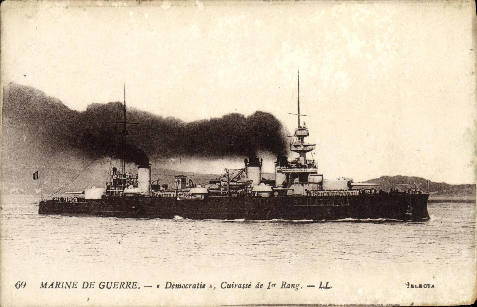 Marine de Guerre — « Démocratie », Cuirassé de 1er Rang — SELECTA