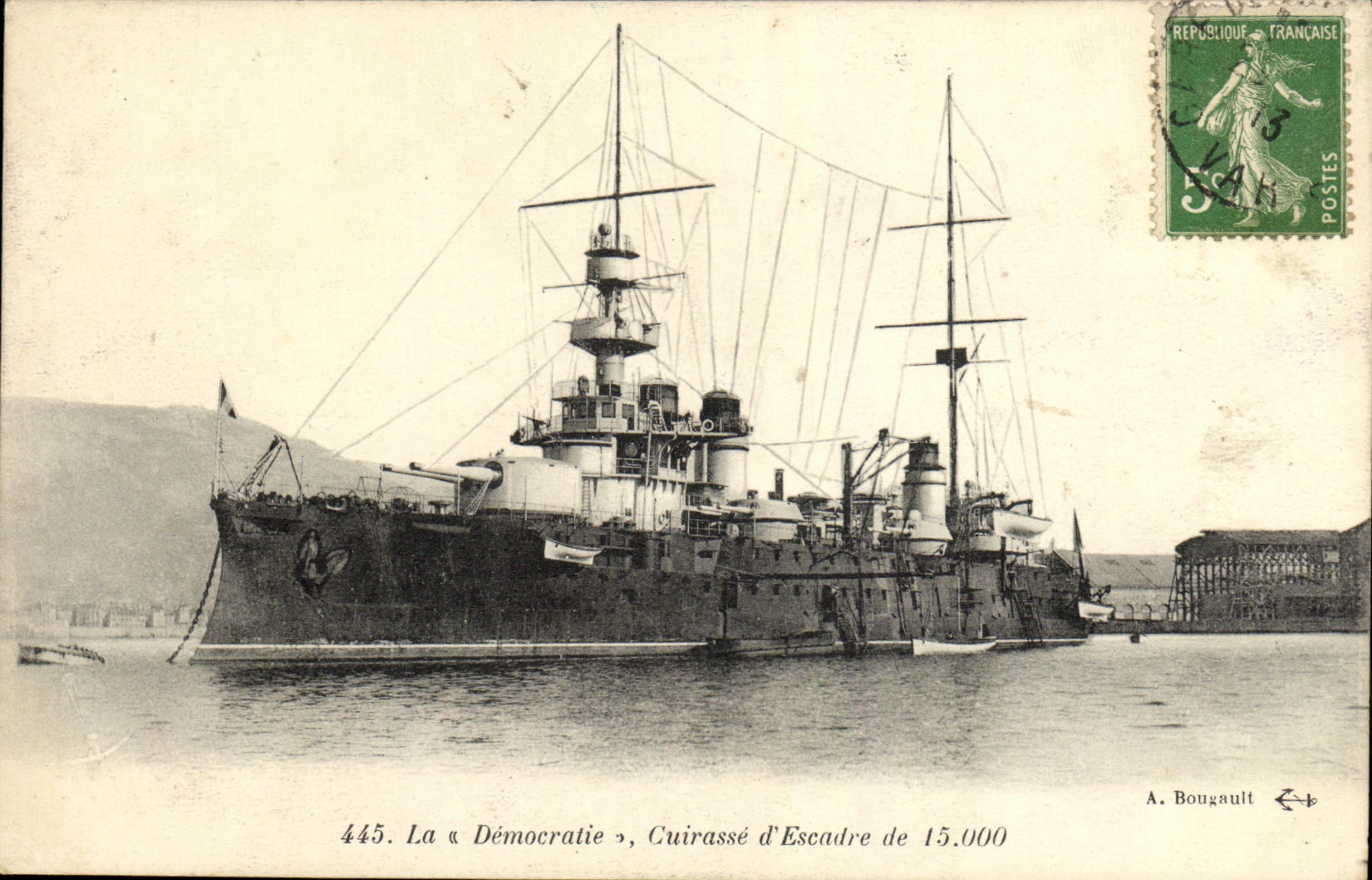 La « Démocratie », Crucero de 15.000 — A. Bougault, n° 445