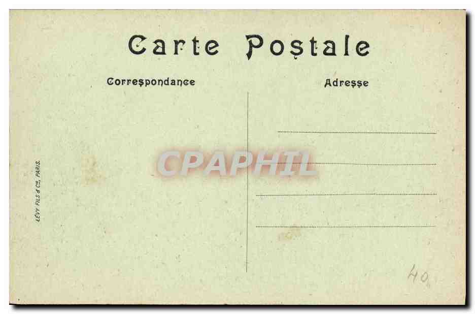 CPA Bateau Guerre Marine De Guerre Le Cuirasse Democratie — Verso