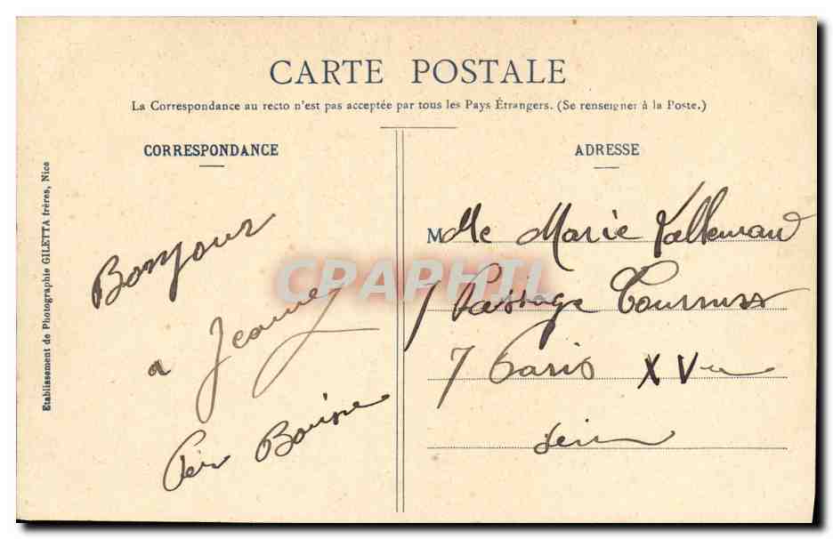 CPA Bateau Guerre Le Desaix Croiseur Cuirasse de 1er Classe — Verso