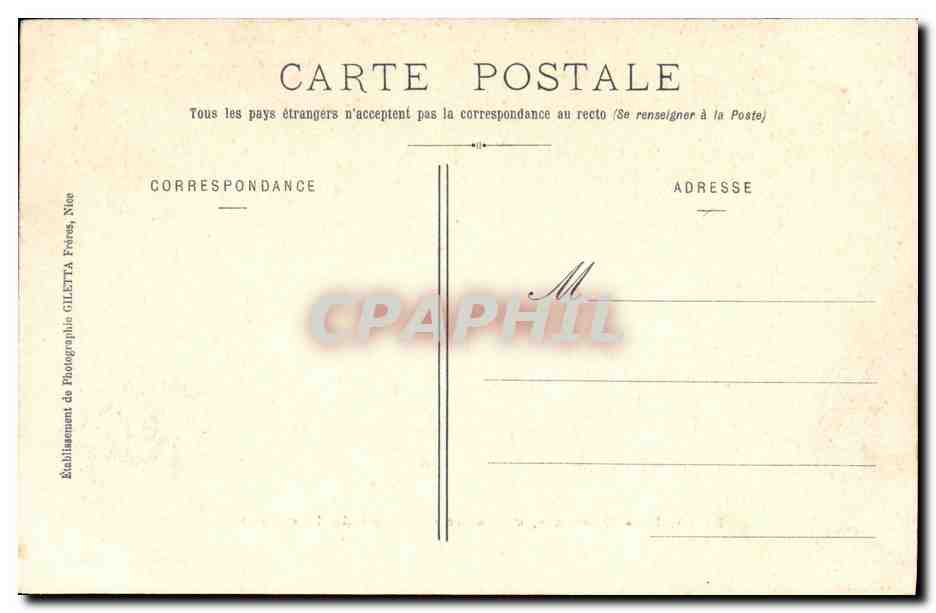 Le « Desaix », croiseur cuirassé de 1re classe — Collection Artistique — Édition Gilelta, phot., Nice — Verso