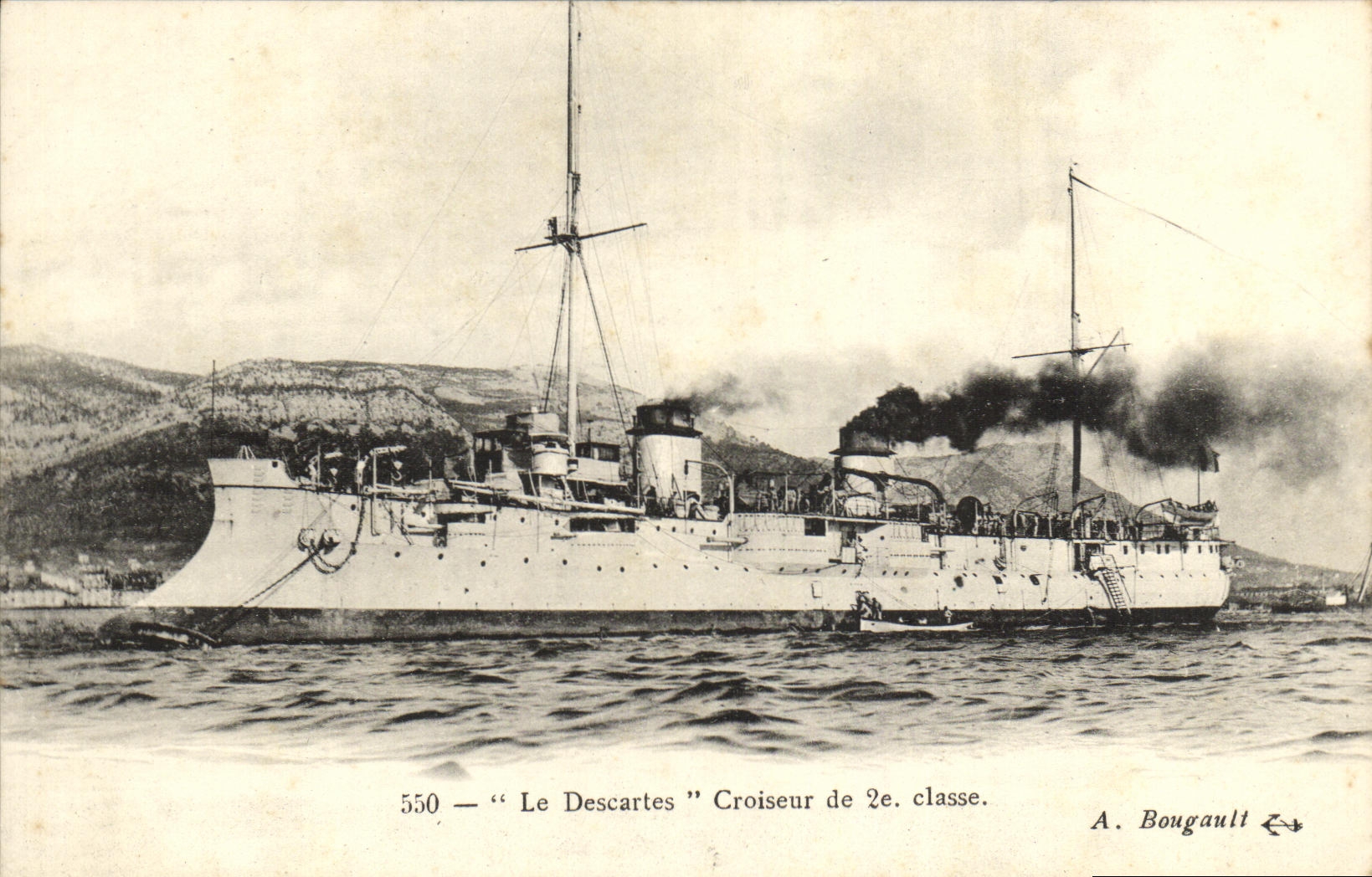 Le Descartes — Croiseur de 2e classe — A. Bougault n°550