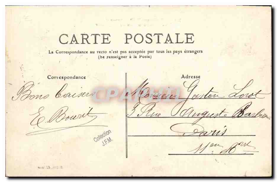 ROCHEFORT-sur-MER — Arsenal — "Le D' Estrées" Aviso Torpilleur — Sabine, Éditeur — Verso