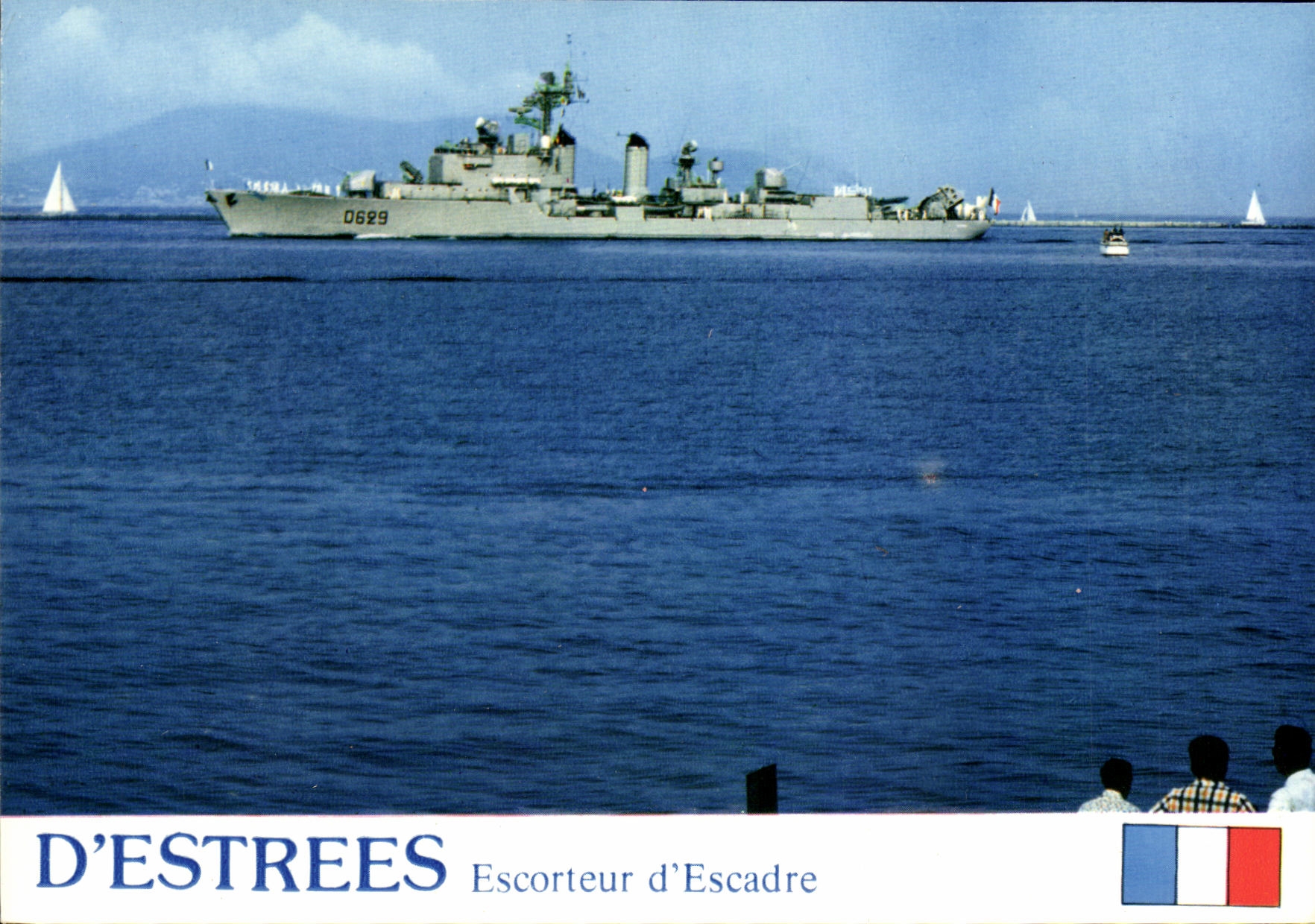 D'ESTREES — Escorteur d'Escadre — Imprimeur Combiet