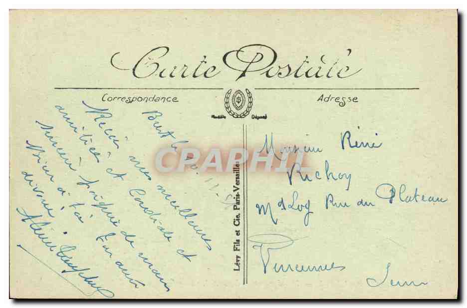 CPA Bateau Guerre Marine De Guerre Dreadnoughts Diderot Cuirasse d escadre — Verso