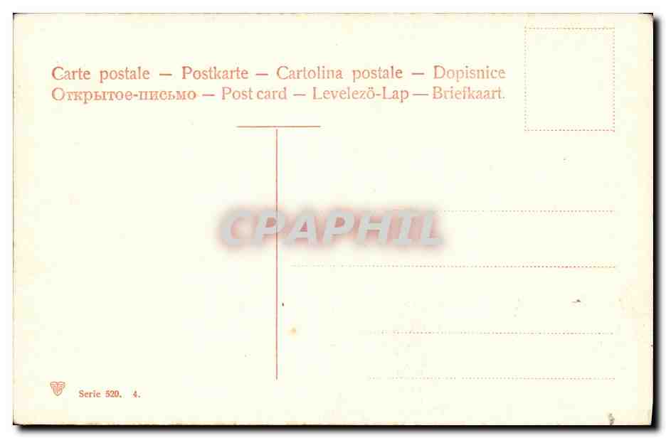 CPA Bateau Guerre Croiseur de Dmitri Donskoi Russie Russia — Verso