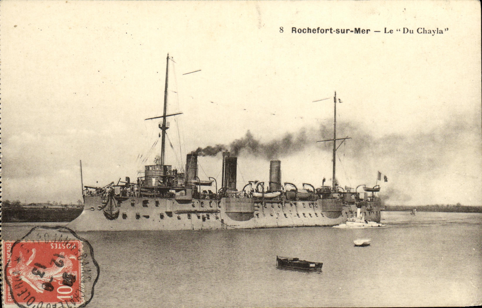 Rochefort-sur-Mer — De "Du Chayla" — onbekende uitgever, n° 8