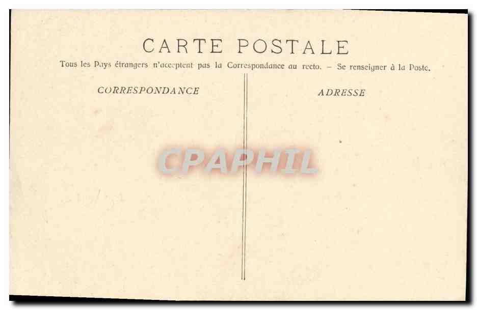 CPA Bateau Guerre Le Du Chayla Croiseur d escadre de 2eme classe — Verso