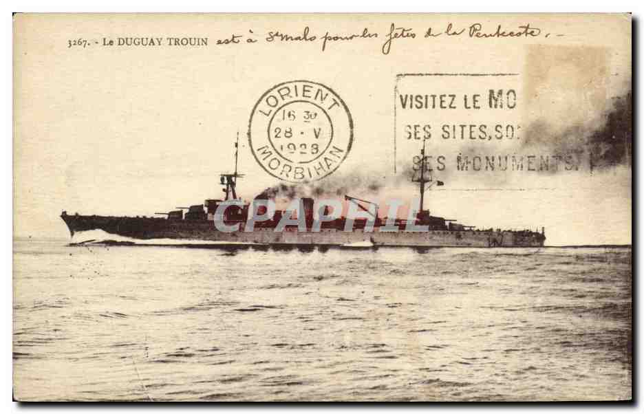 CPA Bateau Guerre Le Duguay Trouin