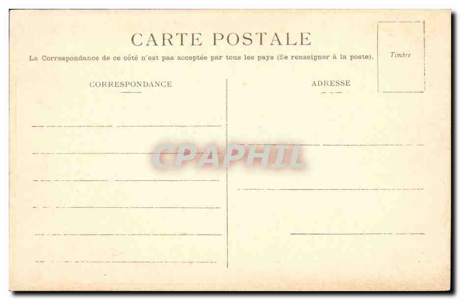 Rochefort — Le "Duguay-Trouin" dans le bassin du Commerce — J. Geiser, Alger — Verso
