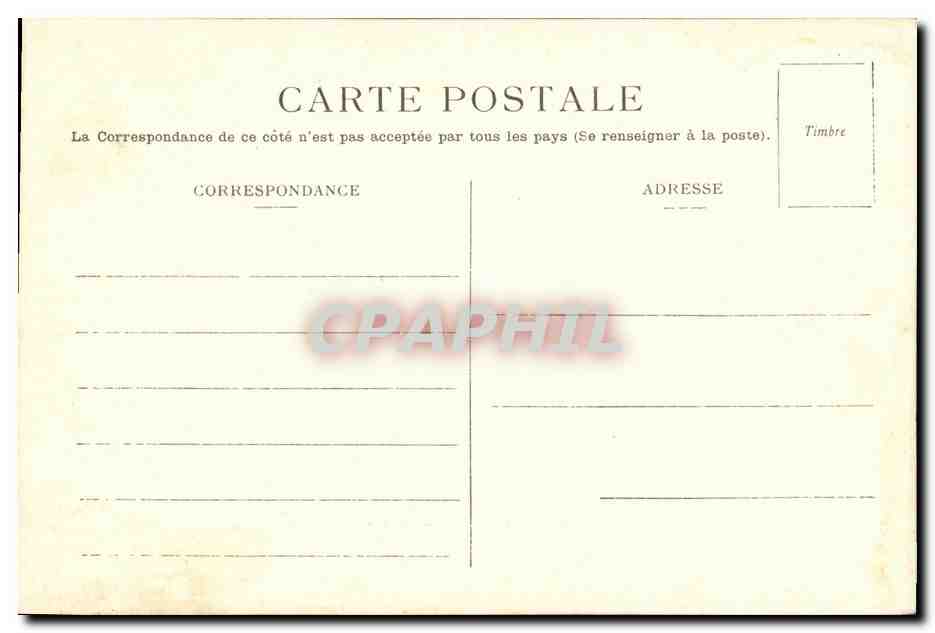 CPA Bateau Guerre Duguay Trouin Campagne 1905 1906 a Livourne 1906 — Verso