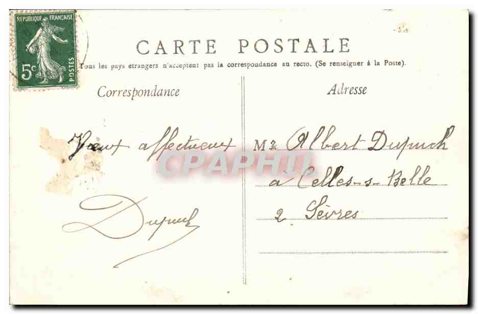 ROCHEFORT-sur-Mer — Le Vaisseau-Ecole « Duguy-Trouin » passant sous le Transbordeur — Collection P. N. — Reverso