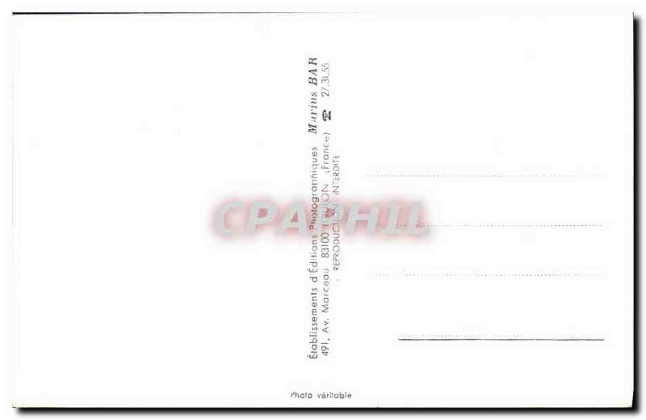 CPM Bateau Guerre Fregate Duguay Trouin — Verso