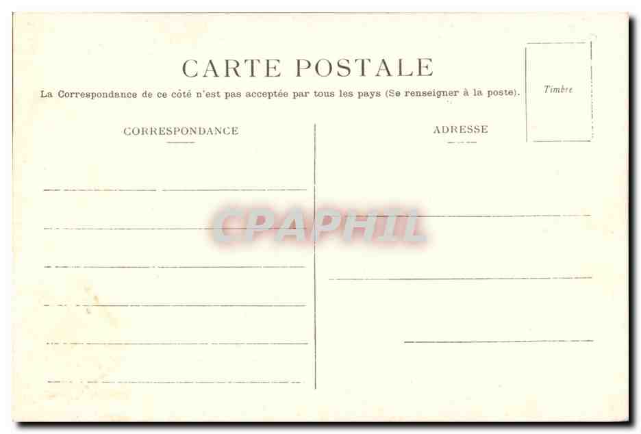 CPA Bateau Guerre Duguay Trouin Campagne 1905 1906 a Livourne 1906 — Verso