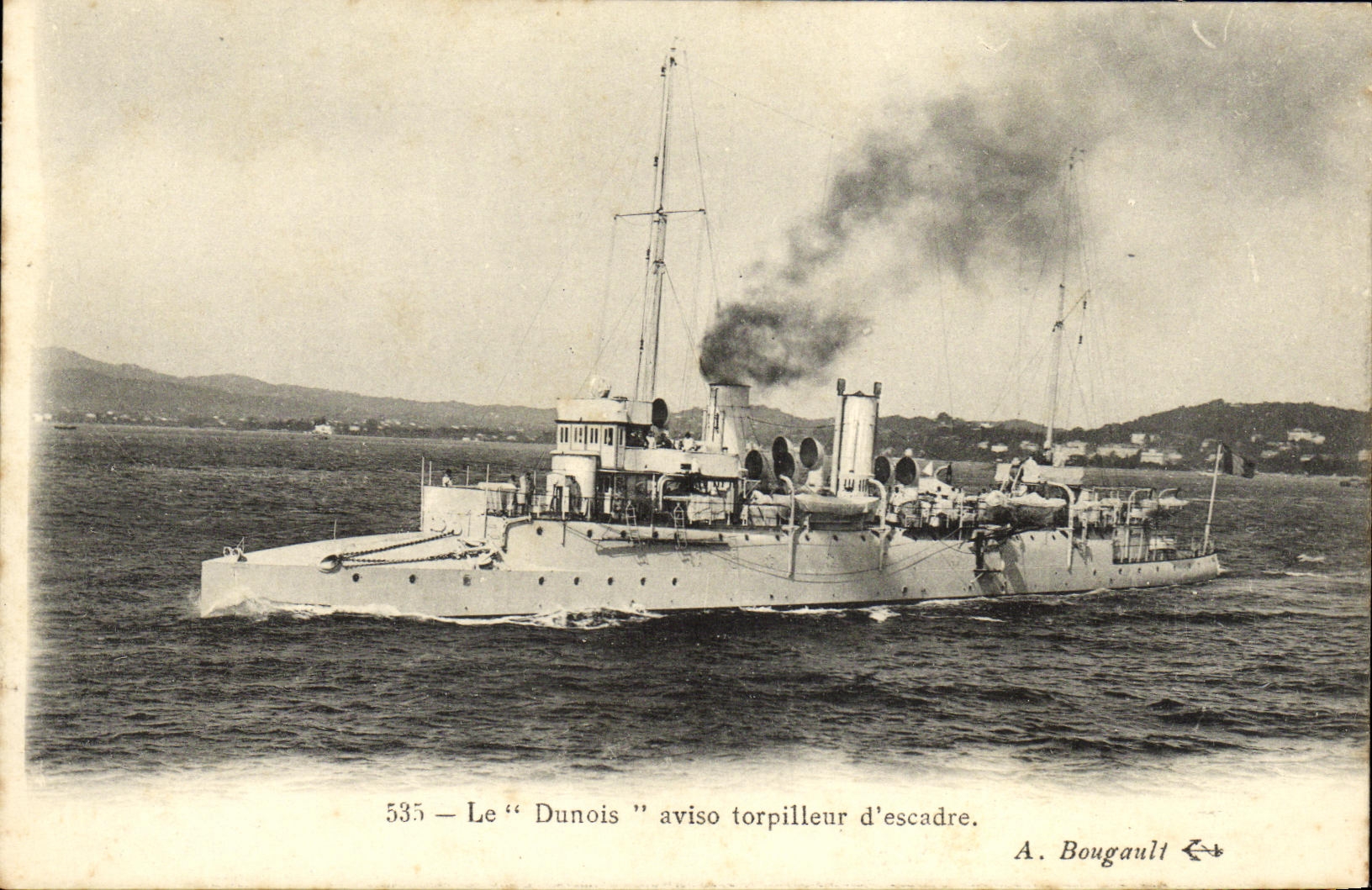 Le "Dunois" — aviso torpilleur d'escadre — A. Bougault n°535