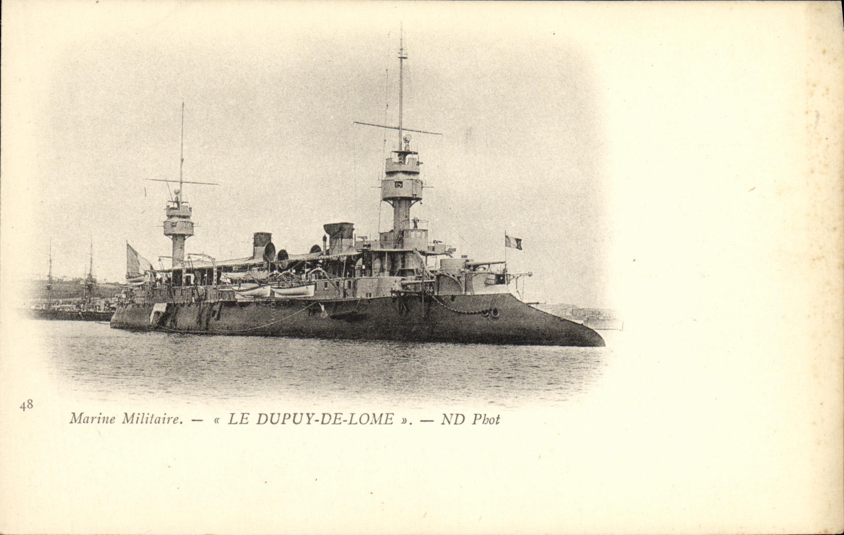 Le Dupuy-de-Lôme — Croiseur de la Marine Militaire — ND Phot