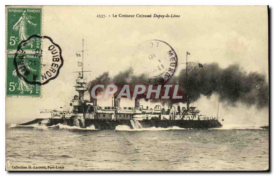 Le Croiseur Cuirassé Dupuy-de-Lôme — Collection H. Laurent, Part-Louis — n° 2537