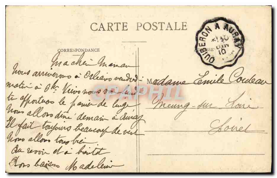 Le Croiseur Cuirassé Dupuy-de-Lôme — Collection H. Laurent, Part-Louis — n° 2537 — Reverso