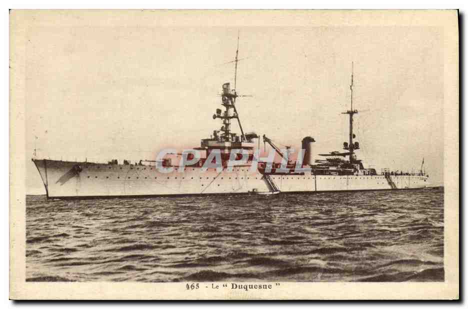 CPA Bateau Guerre Duquesne