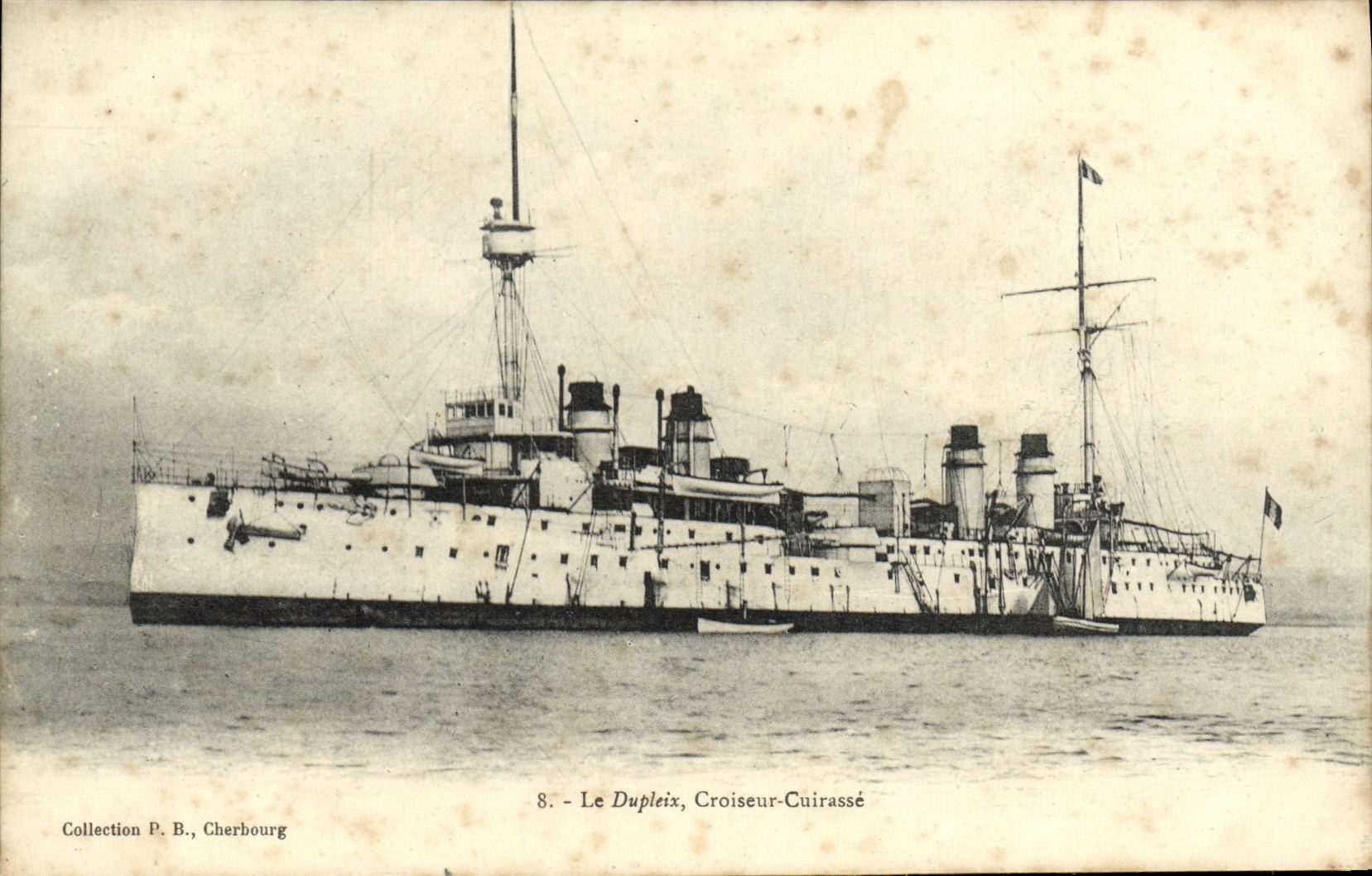Le Dupleix, Croiseur-Cuirassé — Collection P. B., Cherbourg