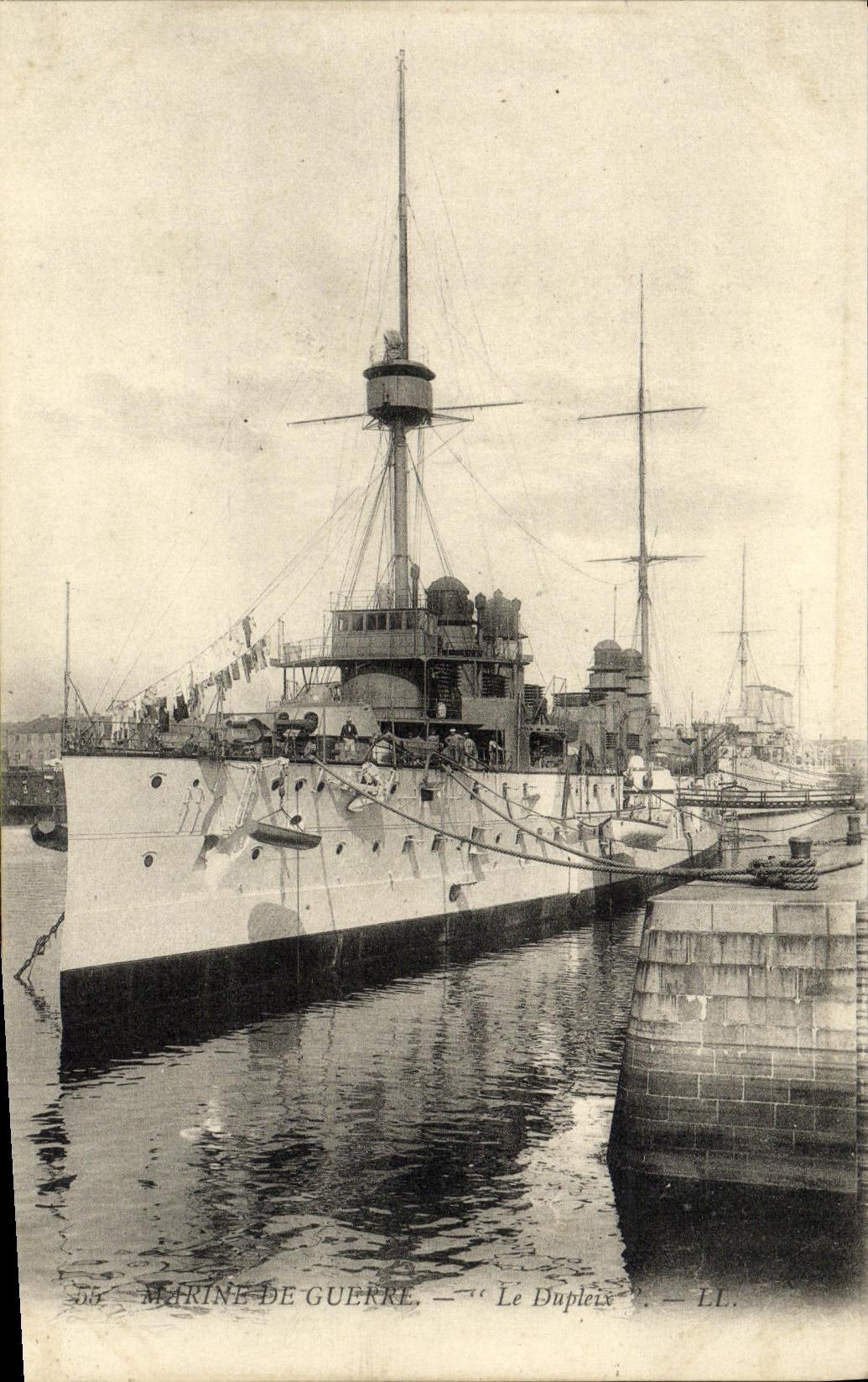 CPA Bateau Guerre Marine De Guerre Le Dupleix