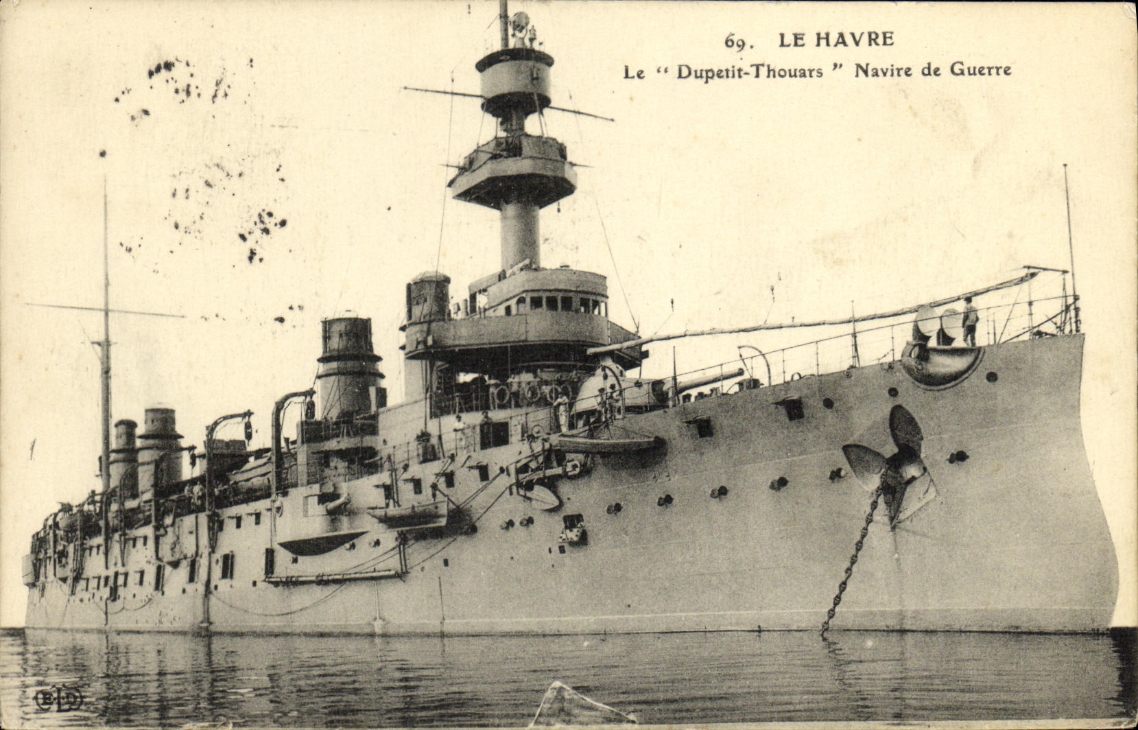Il "Duperit-Thouars" — Navire de Guerre — Editore Le Havre, n°69