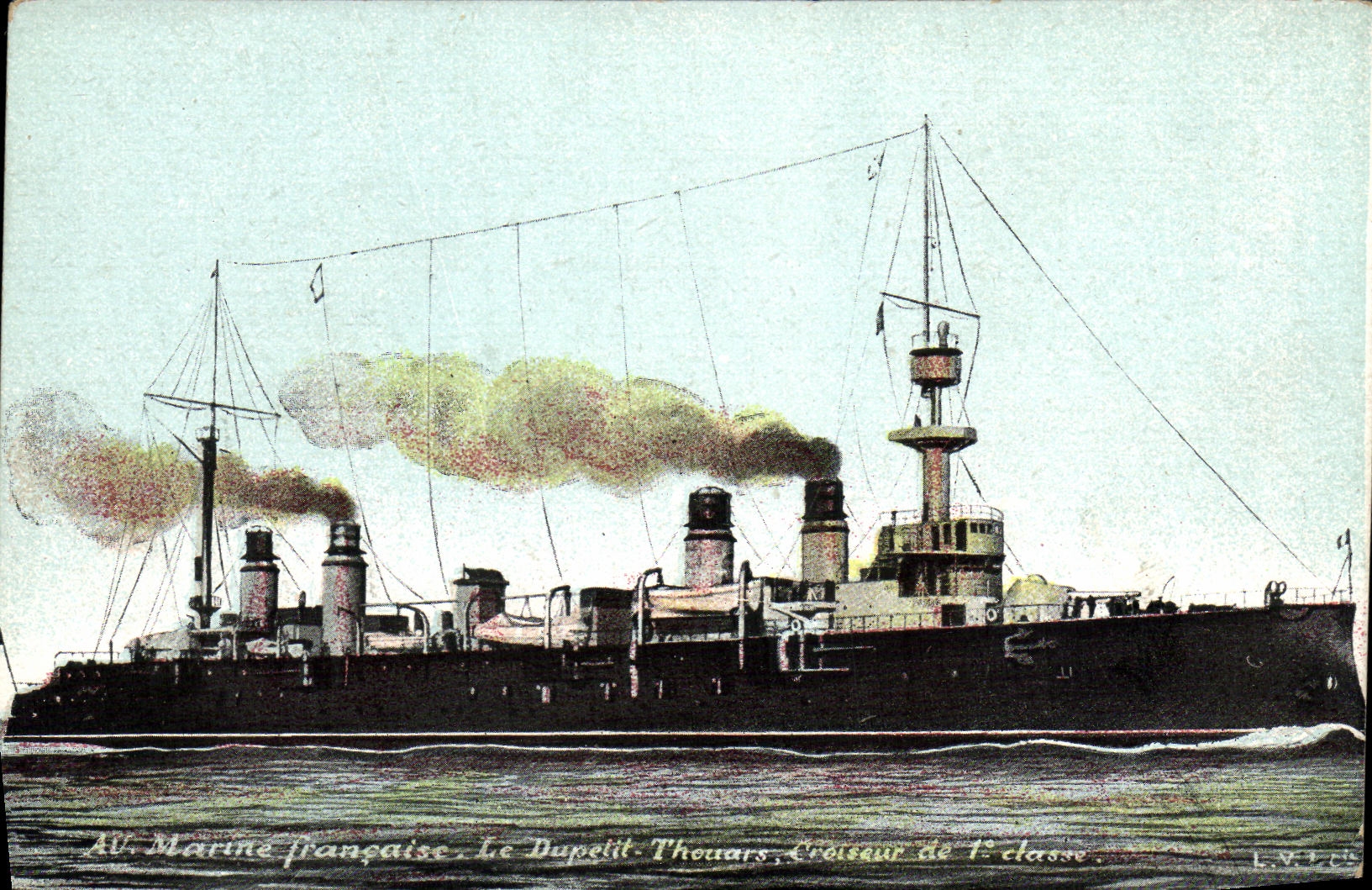 Le Dupelit-Thouars — Crucero de primera clase — L.V.3 C.P.