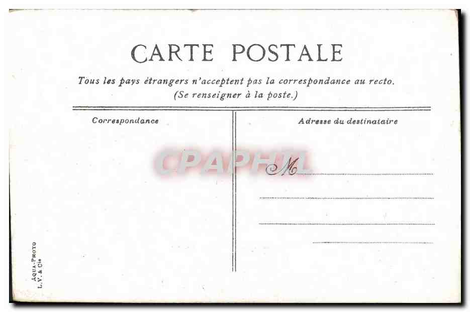 Le Dupelit-Thouars — Crucero de primera clase — L.V.3 C.P. — Reverso