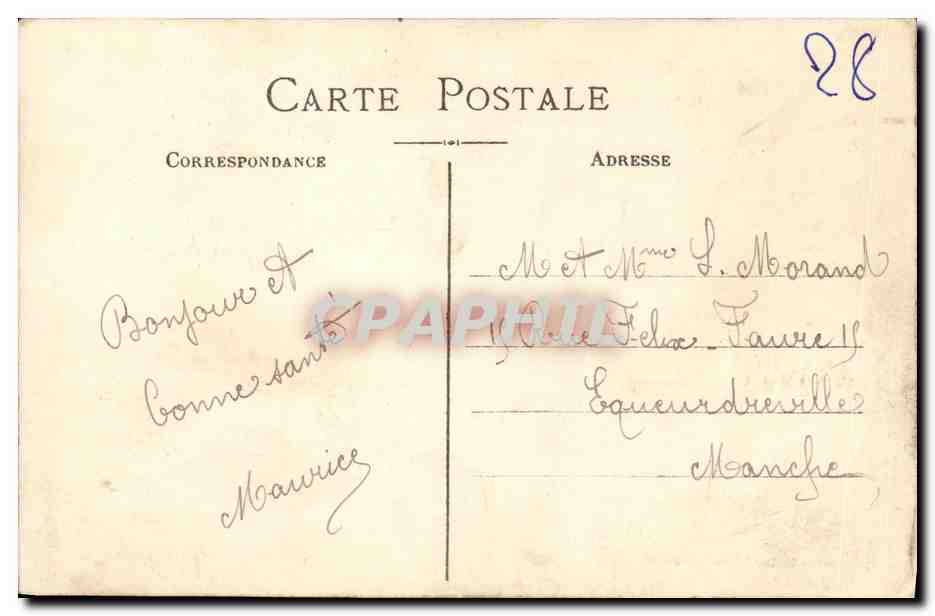 Edgar Quinet — Croiseur Cuirassé Français de 1er Rang (Par grosse mer) — Éditeur non visible — Reverso