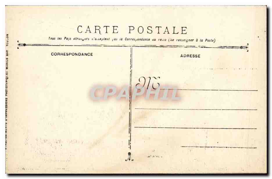 Croiseur à batterie D'Entrecasteaux — Marine Militaire Française — Guerre 1914-15-16-17-18 — Reverso
