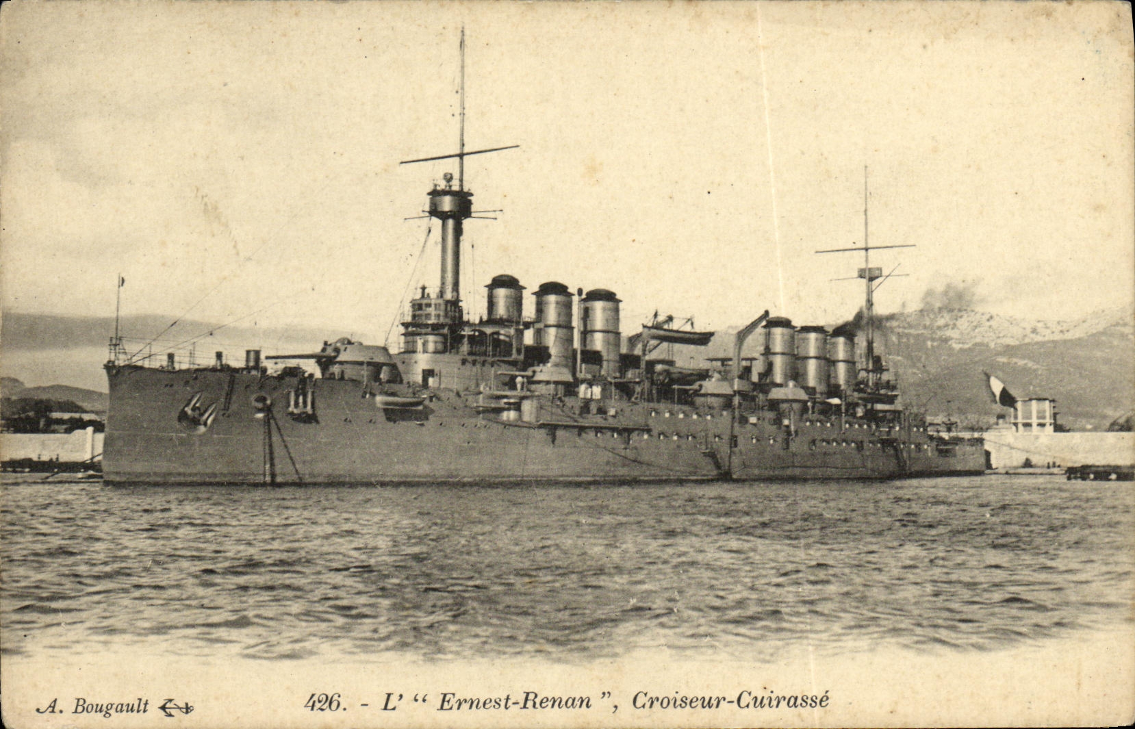 L'Ernest-Renan, Croiseur-Cuirassé — A. Bougault, n° 426