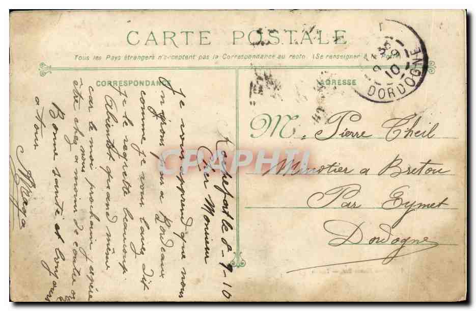 CPA Bateau Guerre L Ernest Renan Croiseur Cuirasse a la Vitesse de 25 noeuds — Reverso