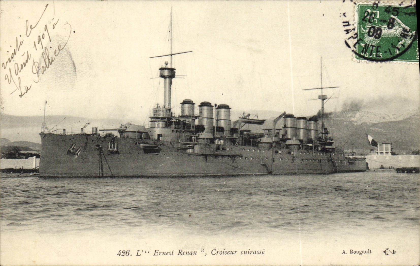L'Ernest Renan — Croiseur cuirassé — A. Bougault n°426