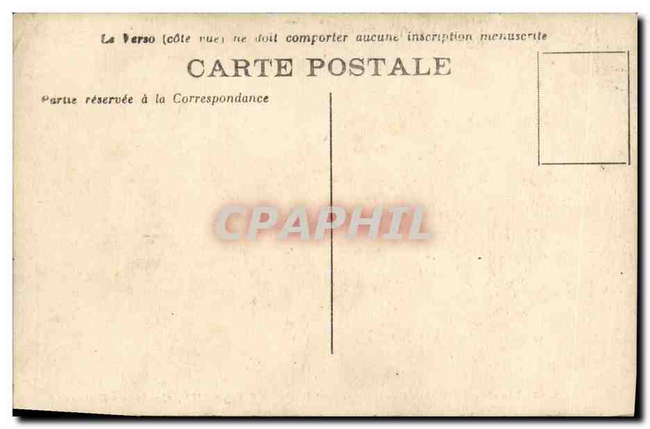 CPA Bateau Guerre Marine Militaire Francaise Ernest Renan Croiseur Cuirasse — Verso