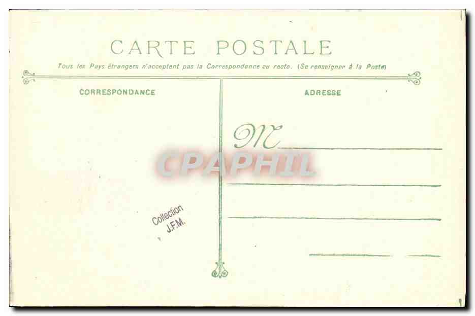 Ernest-Renán — Croiseur cuirassé — Phototypie Marins Bar — Toulon — Verso