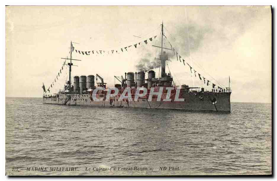 Le Cuirassé Ernest Renan — Marine Militaire — ND Phot