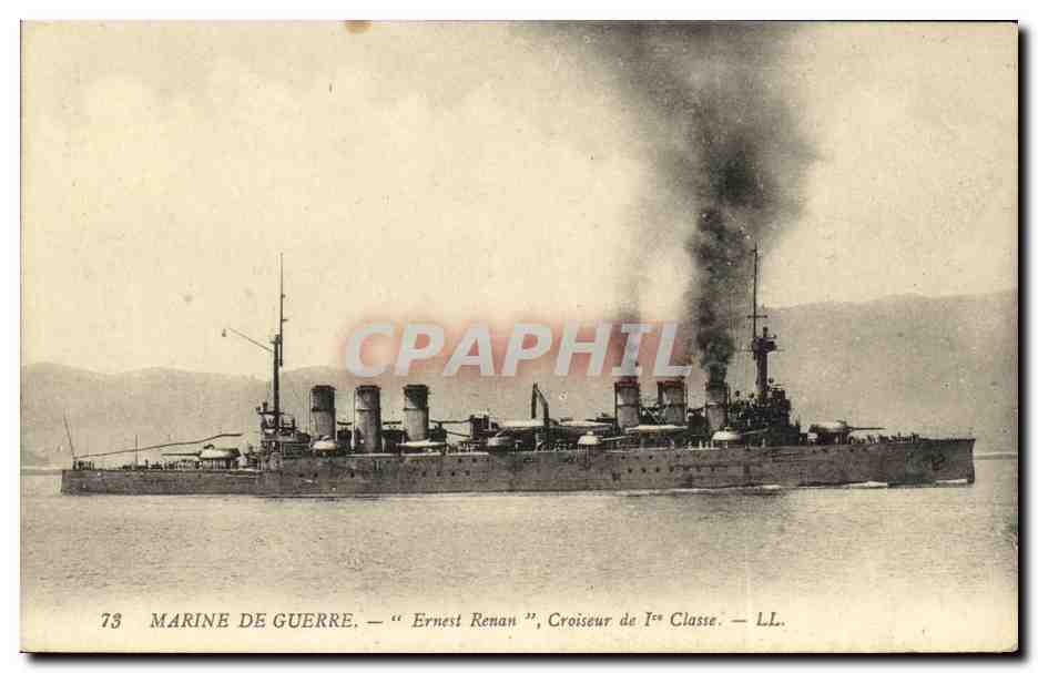 Croiseur de 1ère Classe Ernest Renan — Marine de Guerre — n°73