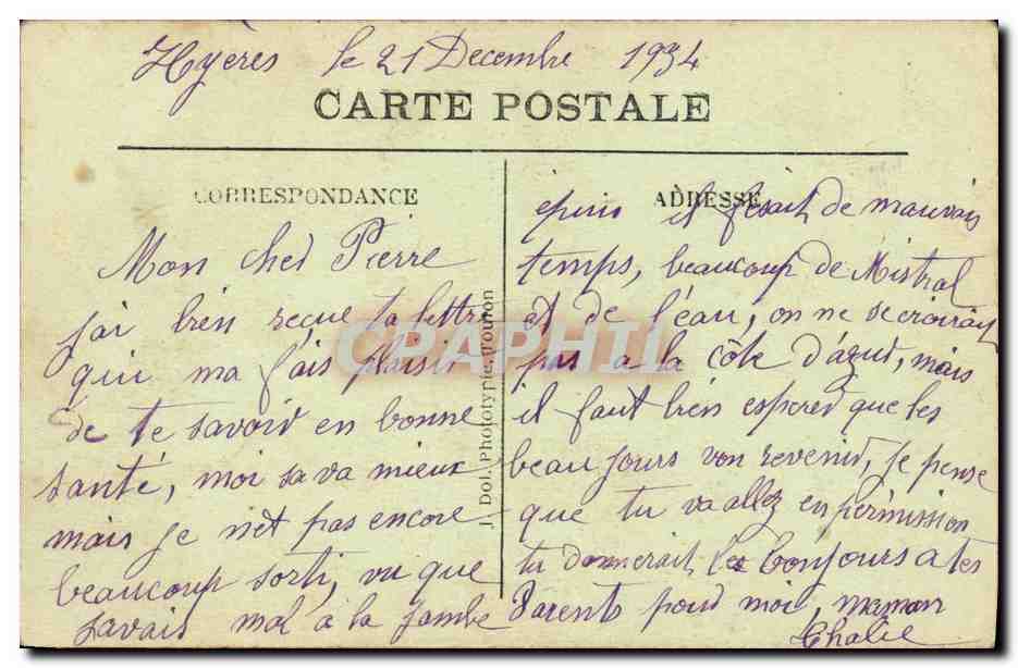 CPA Bateau Guerre Marine De Guerre Ernest Renan Croiseur Corsaire — Achterkant
