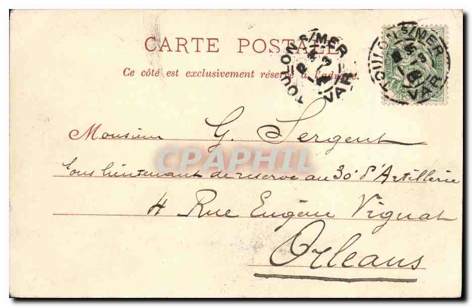CPA Bateau Guerre Marine Francaise Espingolle Torpilleur  — Verso