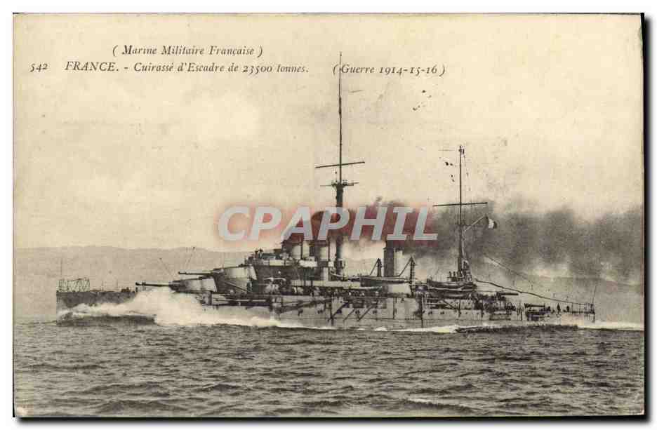 CPA Bateau Guerre France Cuirasse d Escadre