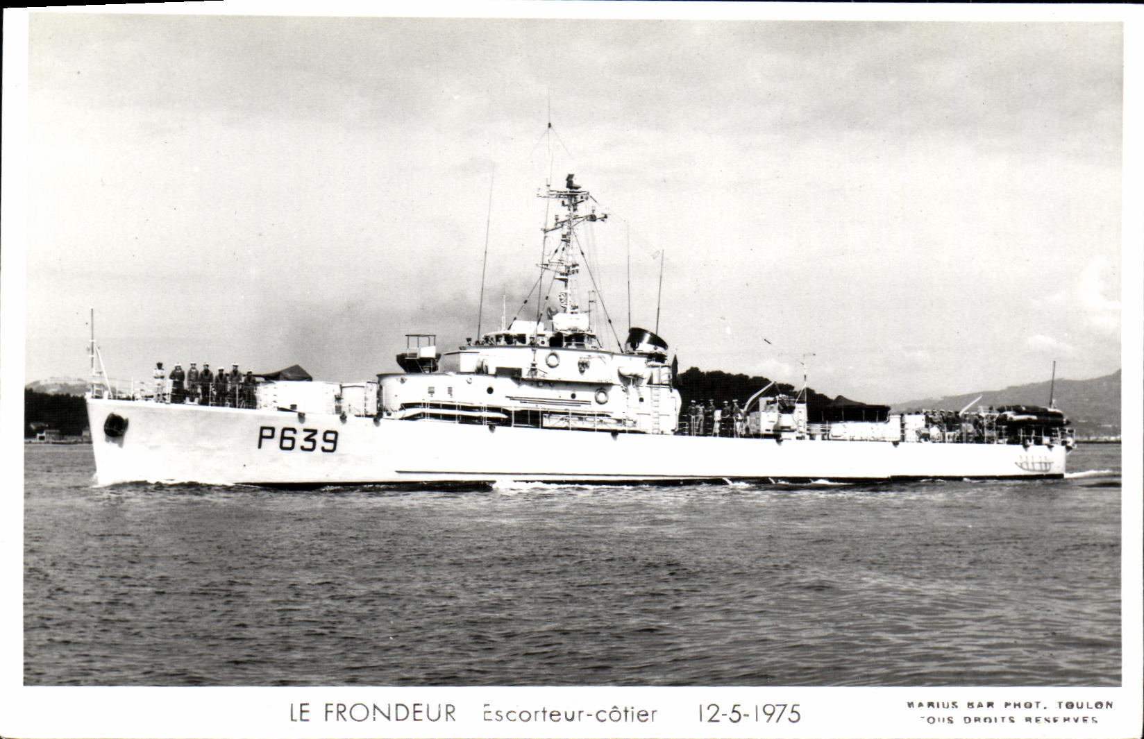 Le Frondeur — Escorteur-côtier — Warius Bar Phot, Toulon