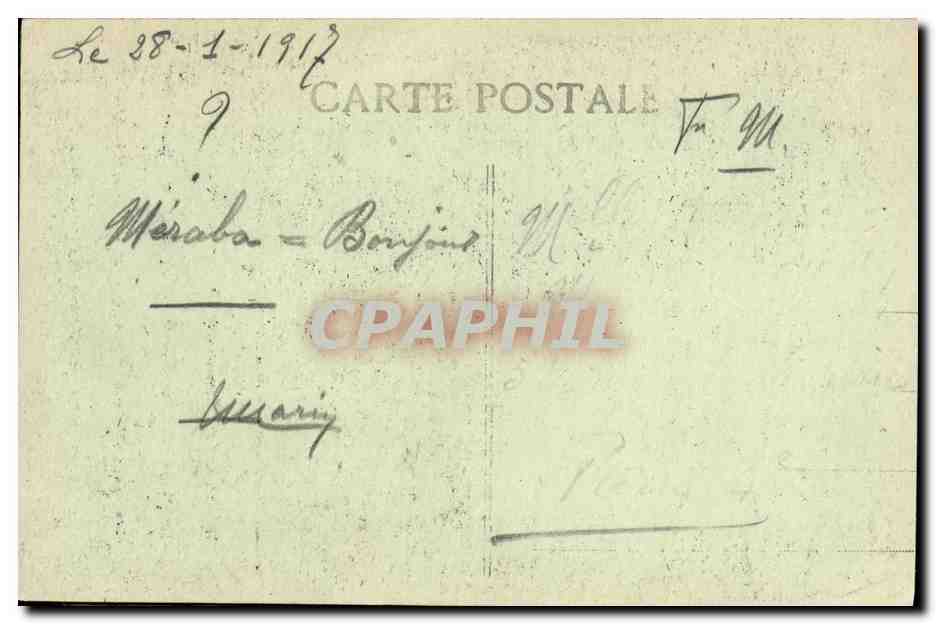 CPA Bateau Guerre Croiseur Auxiliaire Francais de ier Rang Gallia — Verso