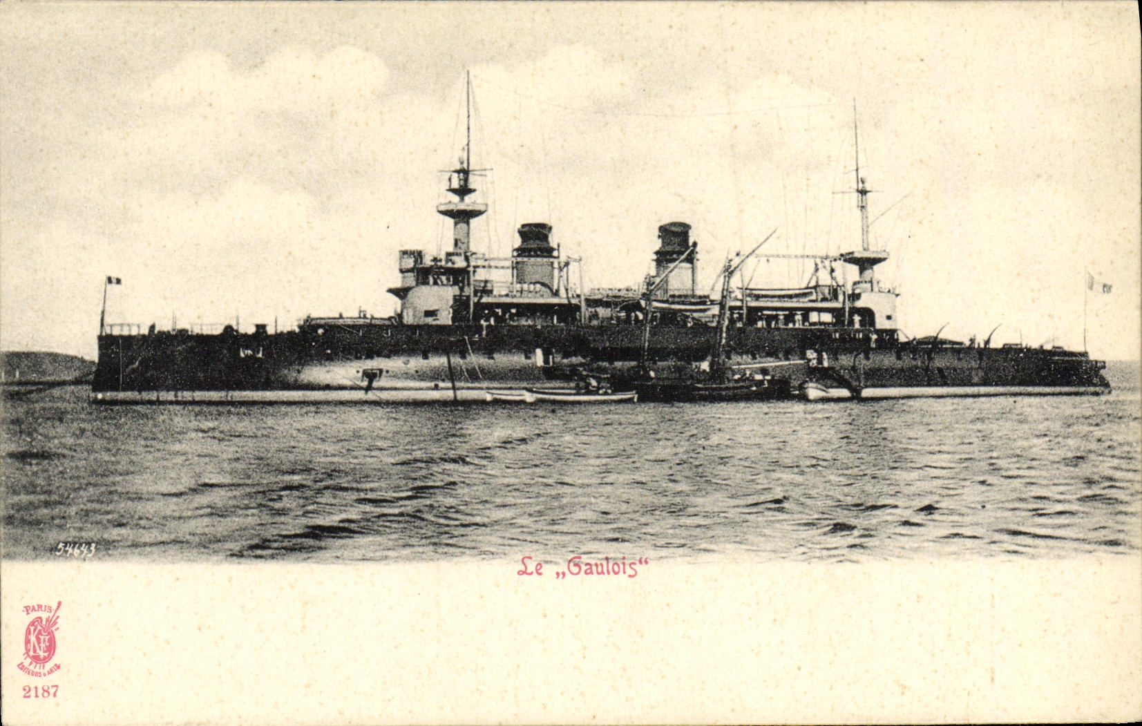 Le „Gaulois“ — croiseur de la Marine française — Paris, n° 2187