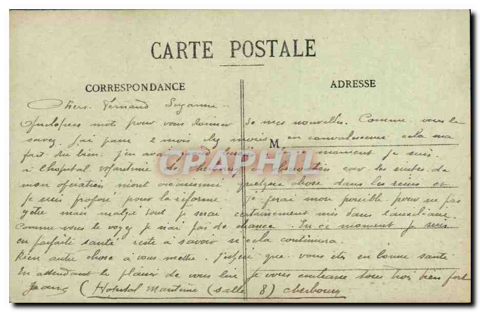 Le Cuirassé « Gaulois » — coulé glorieusement — Collection F. C., Cherbourg — Reverso