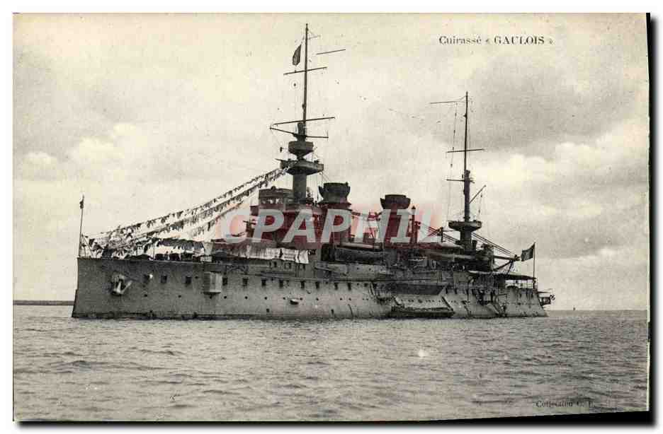 CPA Bateau Guerre Cuirasse Gaulois